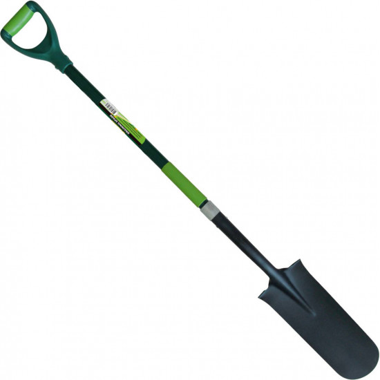 SPADE Garden Fibreglass Grip D Handle Forge