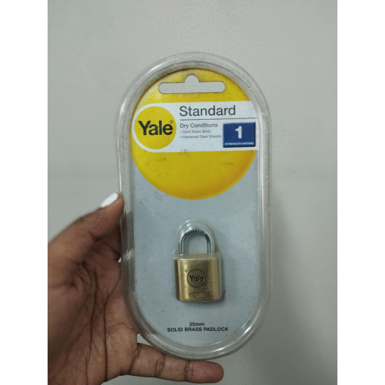 PADLOCK Brass 25mm YALE